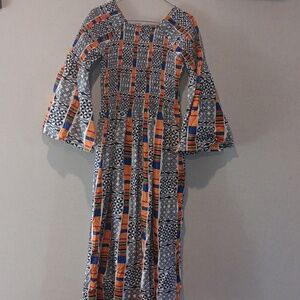 African Stars-multicolored dress